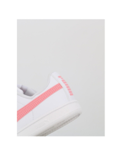 Baskets à scratch up blanc rose fille - Puma