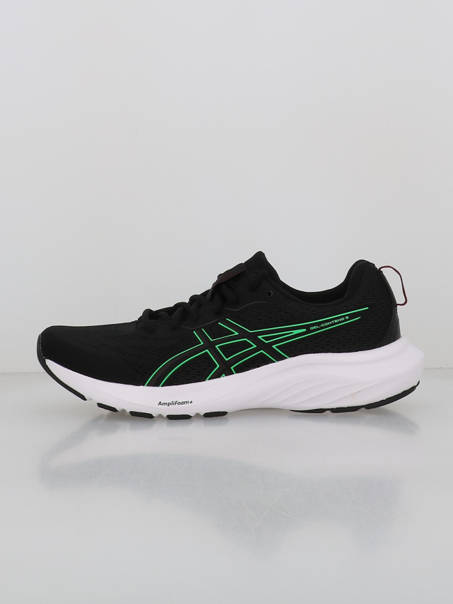 Chaussures de running gel contend 9 noir vert homme - Asics