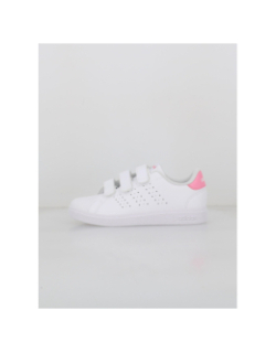 Baskets à scratch advantage base cf 2.0 blanc fille - Adidas