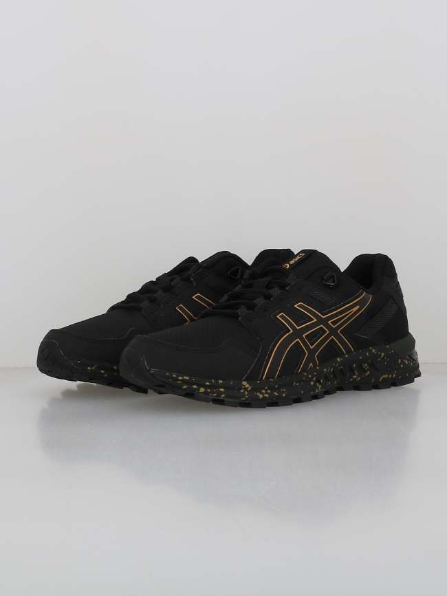 Chaussures de trail gel citrek noir doré homme - Asics