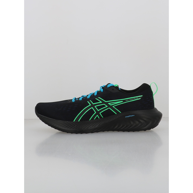 Chaussures de running gel excite 10 noir vert homme - Asics