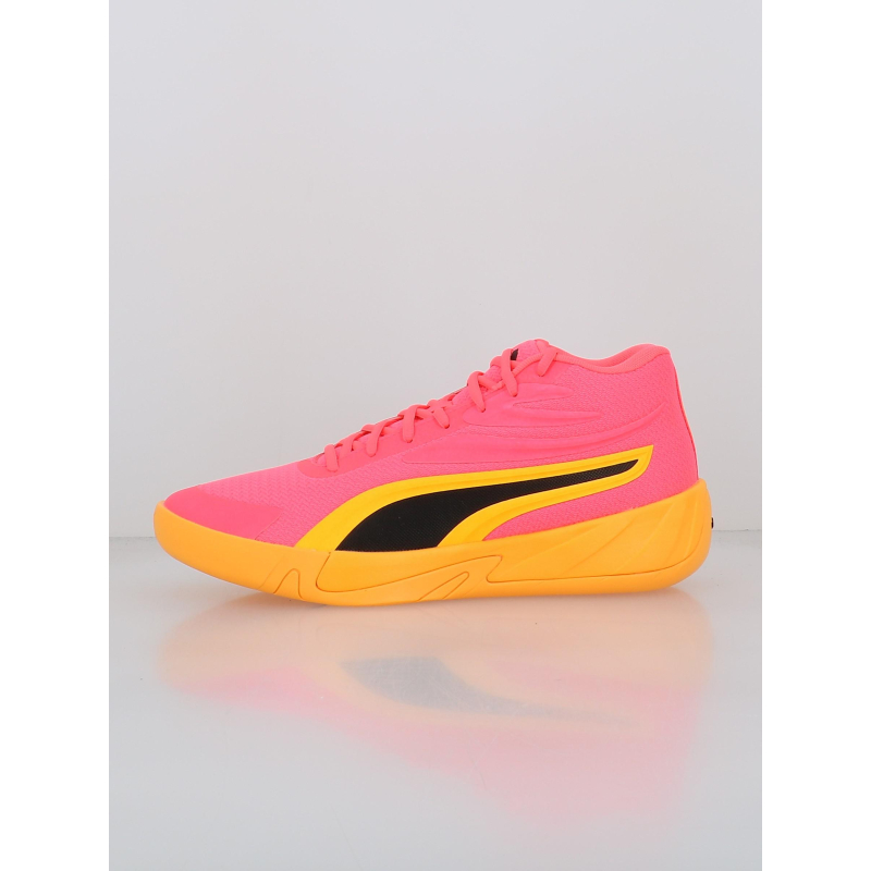 Chaussures de basketball court pro rose orange - Puma