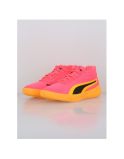 Chaussures de basketball court pro rose orange - Puma