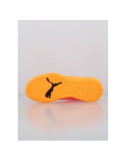 Chaussures de basketball court pro rose orange enfant - Puma