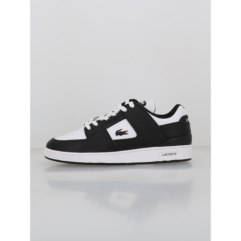 Baskets court cage noir blanc homme - Lacoste