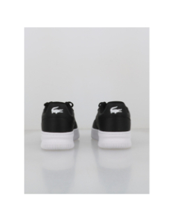 Baskets en cuir L001 noir homme - Lacoste