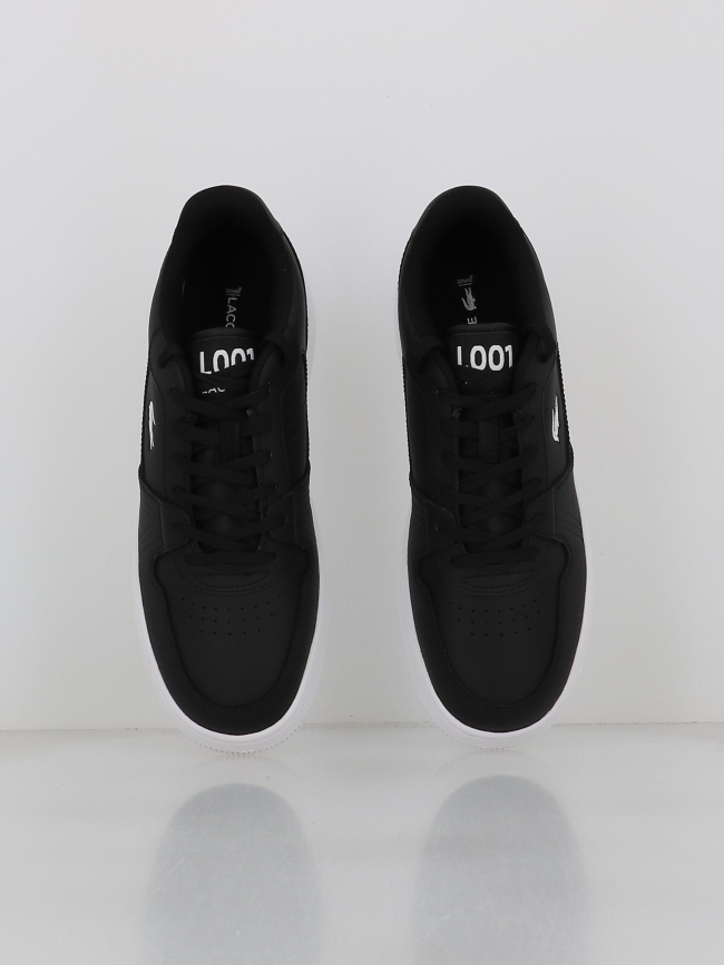 Baskets en cuir L001 noir homme - Lacoste