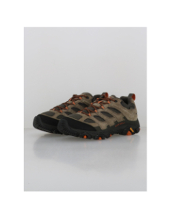 Chaussures de randonnée moab 3 gtx kaki homme - Merrell