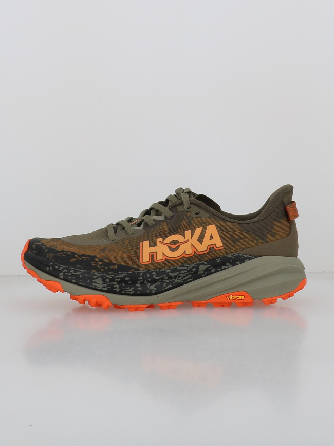 Chaussures de trail speedgoat 6 kaki homme Hoka