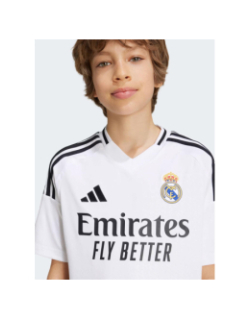 Maillot de football real madrid 24/25 blanc enfant - Adidas