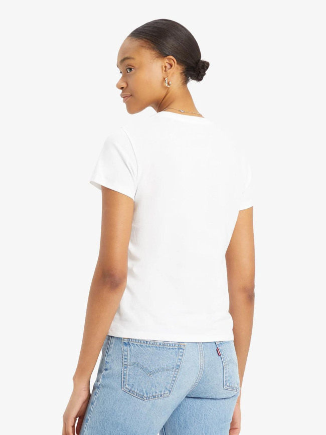 T-shirt the perfect tee floral blanc femme - Levi's