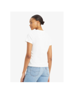 T-shirt the perfect tee floral blanc femme - Levi's