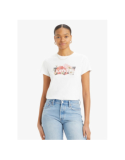 T-shirt the perfect tee floral blanc femme - Levi's