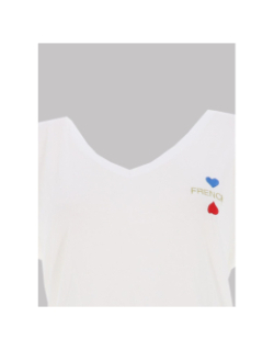 T-shirt french coeur susi life blanc femme - Only