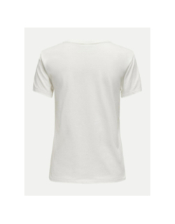 T-shirt michigan blanc femme - Jacqueline De Yong