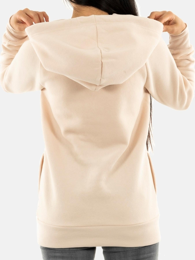 Sweat à capuche jalene beige femme - Only