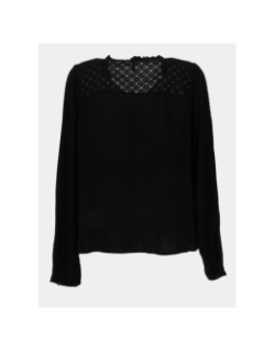 Blouse uni nicki noir femme - Only