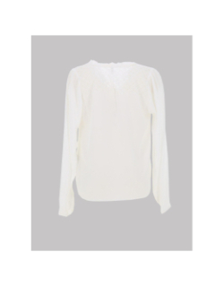 Blouse uni nicki blanc femme - Only