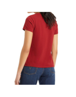 T-shirt perfect col v rouge femme - Levi's