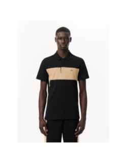 Polo regular fit bicolore noir homme - Lacoste