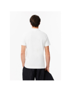 Polo movement imprimé blanc homme - Lacoste