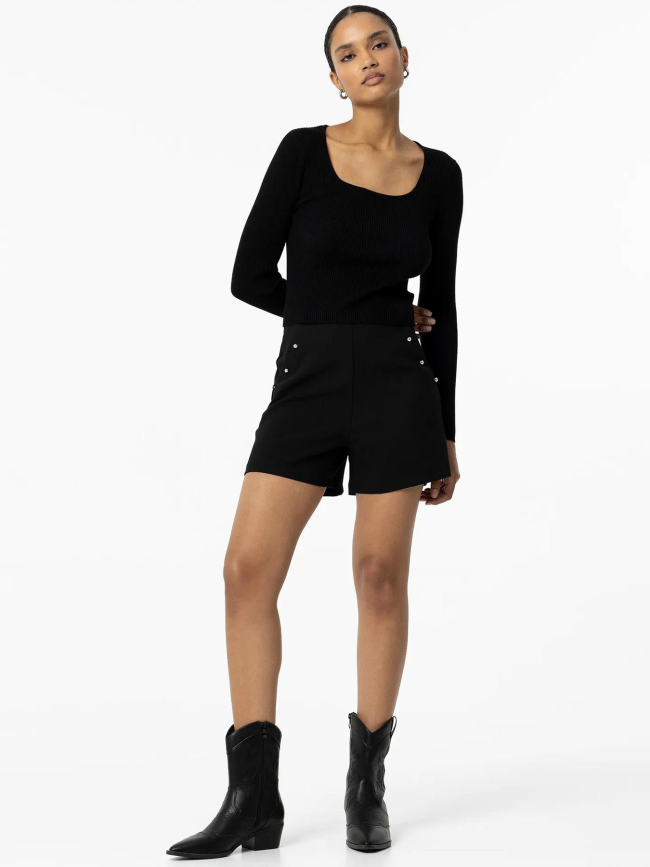 Short taille haute rocher 4 noir femme - Tiffosi