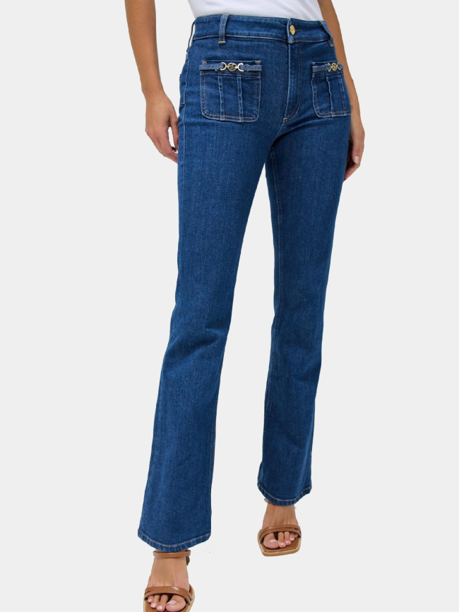 Jean bootcut destiny medium wash bleu femme - Salsa