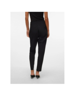 Pantalon tapered taille haute lina noir femme - Vero Moda