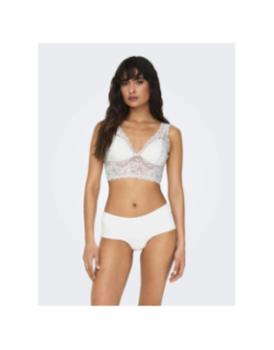 Soutien gorge dentelle chloé blanc femme - Only