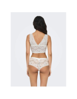 Soutien gorge dentelle chloé blanc femme - Only