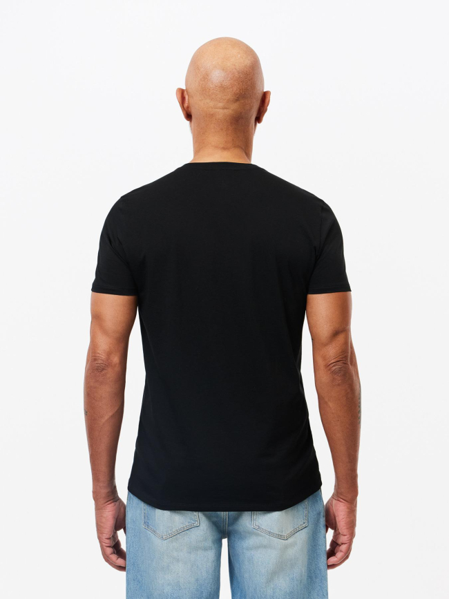 T-shirt core essentials col v noir homme - Lacoste