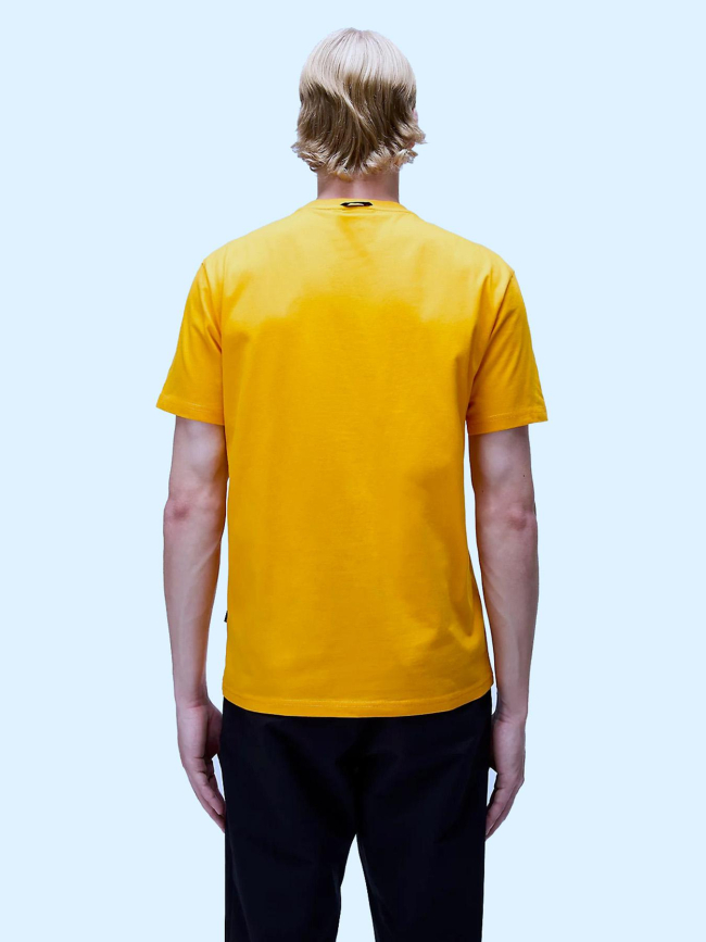 T-shirt bollo marigold orange homme - Napapijri