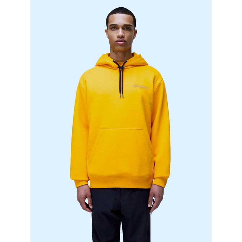 Sweat à capuche albula marigold orange homme - Napapijri