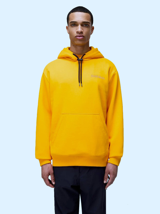 Sweat à capuche albula marigold orange homme - Napapijri