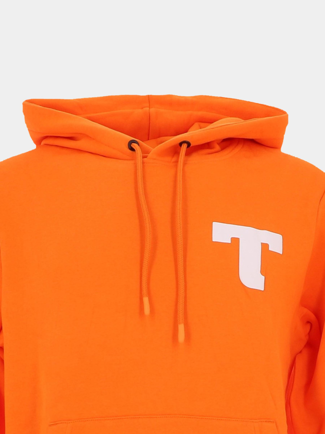 Sweat à capuche trace orange homme - Jack & Jones