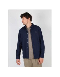 Chemise manches longues oxford bleu marine homme - Oxbow