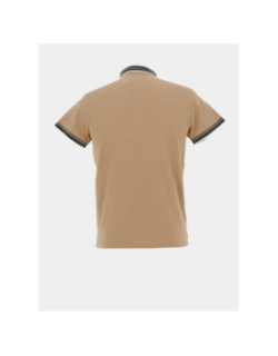 Polo mc stretch beige adulte - Sun Valley