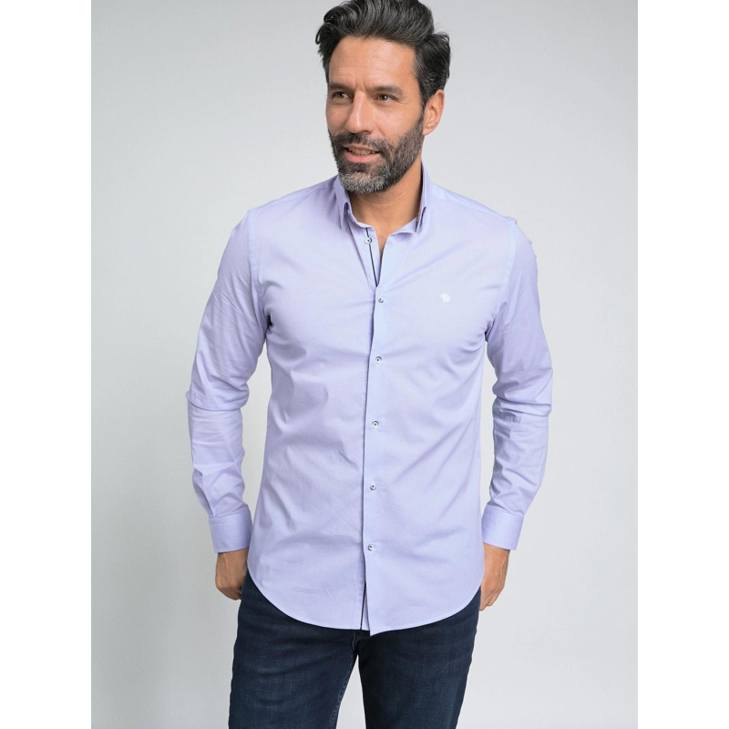 Chemise classic manches longues blanc homme - Benson & Cherry