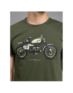 T-shirt legendary imprimé vert homme - Benson & Cherry