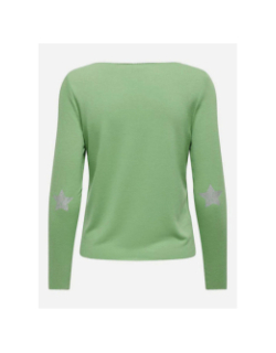 Pull fin uni hanna vert femme - Only