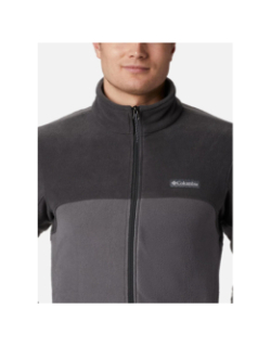 Veste polaire zippé basin trail gris homme - Columbia