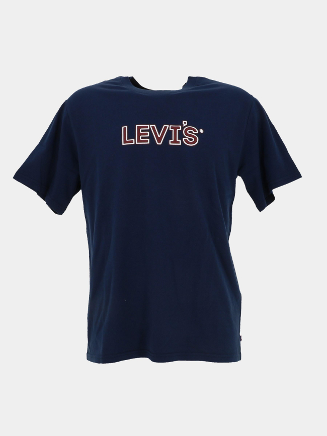 T-shirt relaxed fit logo padded bleu marine homme - Levi's