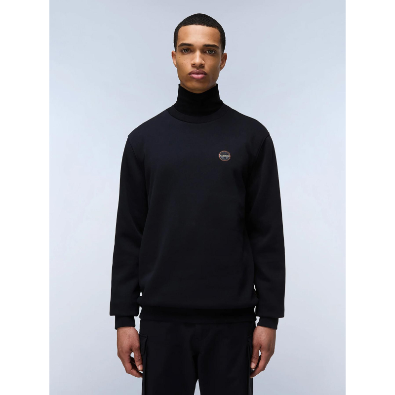 Sweat badge rocky noir homme - Napapijri