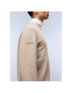 Sweat badge rocky beige homme - Napapijri