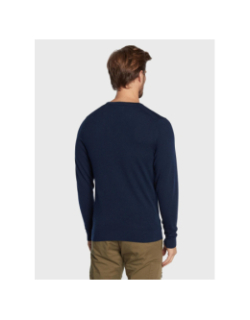 Pull en laine de mérinos bleu marine homme - Calvin Klein