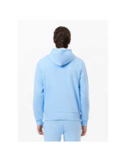 Sweat à capuche uni panorama bleu homme - Lacoste