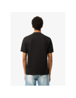 T-shirt classic fit en coton noir homme - Lacoste