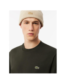 T-shirt classic fit en coton kaki homme - Lacoste