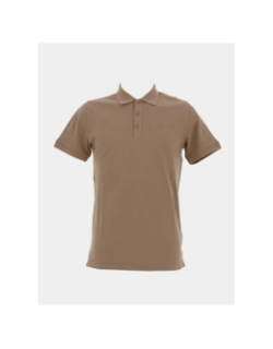 Polo alban marron homme - Teddy Smith