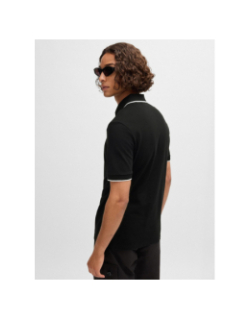 Polo deresino noir homme - Hugo